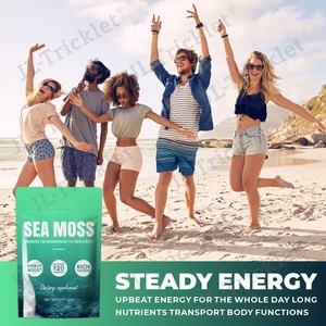Julong OEM/ODM/OBM Sea <strong>Moss</strong> with Bladderwrack Burdock Root Powder Support Keto Vegan Friendly Sea <strong>Moss</strong> Powder - Product Image 3