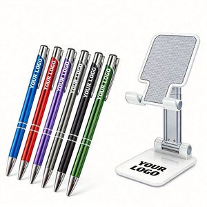 Bolígrafo Promocional al por Mayor, Bolígrafo de Metal con Punta de Bola, Personalizado con Logotipo, Regalo Empresarial, Escritura Suave - Product Image 1