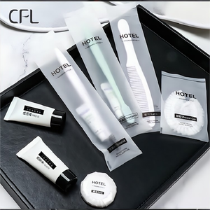 Artículos de tocador con logotipo personalizado, kit de jabón de gel de ducha para hotel, 4 Uds. - Product Image 2