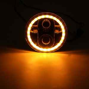5.75 ''fari LED tondi Hi anabbaglianti Halo anello Angel occhi per Jeep per Off Road per auto - Product Image 6