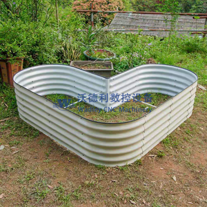Steel Planter Box & Metal Fence Post Making Machine Colored Raised Garden Bed Rolling Forming Machine with Motor Core Component - Product Image 5