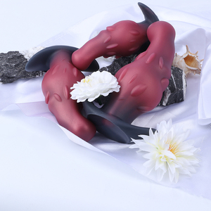 En çok satan kadın ejderha meyve silikon Anal Plug giyilebilir Wearable tor yapay penis PVC toptan yetişkin ürün - Product Image 5
