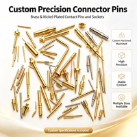 Connecteurs à ressort pour circuits imprimés usinés sur mesure, broches de contact en cuivre béryllium et connecteurs Pogo Pins mâles et femelles, fabriqués en Chine