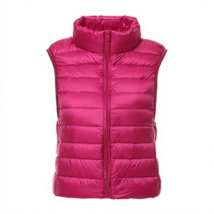 Women's Lightweight Waterproof <b>Packable</b> Hooded Winter Quilted <b>Jacket</b> with Detachable Hat Sleeves Zipper Closure Polyester Filled - Product Image 1