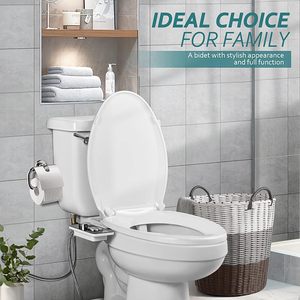 Wholesale Super Slim Dual Nozzle Shattaf Cold Water <strong>Bidet</strong> Attachment Non Electric Postpartum Care Smart <strong>Toilet</strong> <strong>Bidet</strong> Attachment - Product Image 5