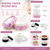 Tapa de cartón para caja de pastel, ecológica, biodegradable, de papel blanco, para empaque de chocolate, pasteles de frutas, snacks y patatas fritas