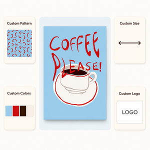 Poster in Carta Personalizzato per Caffè, Stampa Artistica Minimalista Nordica per Decorazione di Caffetterie, Cucine e Ristoranti - Product Image 3