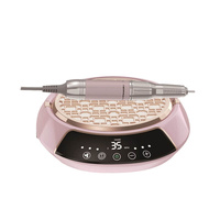 Collecteur de poussière d'ongles certifié 2-en-1 et ponceuse à ongles 80W avec écran tactile, filtre réutilisable, sans fil et à faibles vibrations pour le vernis à ongles
