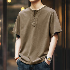 T-shirt Homme Col Rond Manches Courtes Anti-Plis Séchage Rapide Coupe Ample Décontractée pour l'Été – Nouvelle Collection Très Vendue - Product Image 1