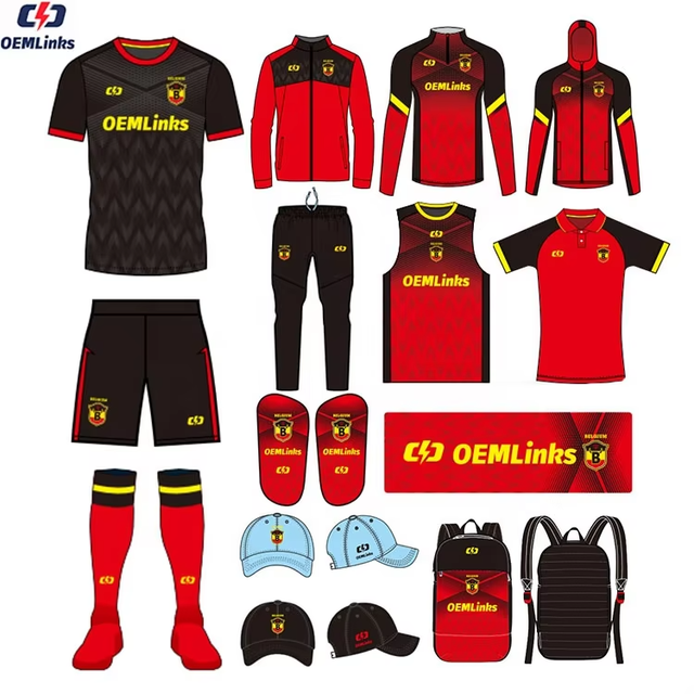 Customized OEM Service Breathable Football Jerseys & Sets Team Clothing Unisex