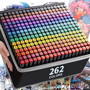 Pennarelli Artistici Permanenti a Doppia Punta da 24, 36, 48, 60, 80, 120, 168 Colori per Disegno, Pittura, Schizzi, Fumetti, Design e Materiale Scolastico - Product Image 1