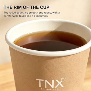 Customizable <b>Disposable</b> Double-Wall Craft Coffee <b>Cups</b> for Wine Tequila 8oz 10oz 12oz 16oz 20oz Hot Drinks Customized Logo - Product Image 5