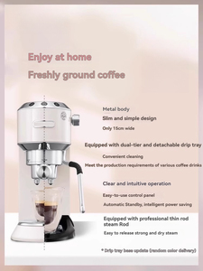 Cafetera Italiana Semiautomática con Espumador de Leche de Acero Inoxidable y Color Plateado EC885.CR, Disfruta de la Diversión del Latte Art EC885.CR - Product Image 5