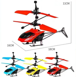 Mini hélicoptère RC rechargeable, hélicoptère télécommandé résistant aux chutes, jouet d'extérieur pour enfants, débutant, plastique, électrique - Product Image 5