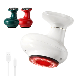 Appareil de massage vibrant et de ventouses à infrarouge 45 degrés pour soulager les muscles, avec affichage et fonction de chaleur sous vide - Product Image 1