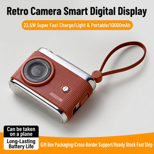 กล้องถ่ายรูปพร้อมพาวเวอร์แบงค์ในตัว ความจุ 10000mAh รองรับการชาร์จเร็ว 22.5W สายชาร์จในตัว ดีไซน์สร้างสรรค์ สำหรับการชาร์จแบบพกพา - Product Image 4