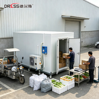 Congélateur mobile monobloc pour événements, machine de congélation pour chambre froide, réfrigérateur pour entrepôt frigorifique professionnel, prêt à l'emploi