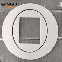 GANGER Máquina CNC de 5 ejes para corte de piedra, diseño superior, con motor de bancada de alta resistencia, router de tallado de mármol, cuarzo y granito de alta precisión