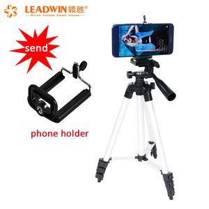 2020 New Ring Light 3110 Lightweight Sliver Tripod With 110Cm With Phone Holder, Ring Light And Smart Phone,Take The Photos - Product Image 3