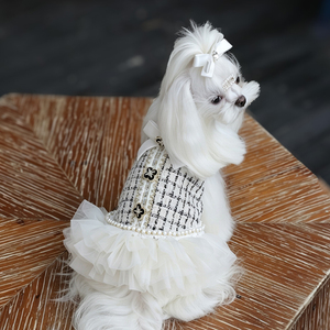 Vestido para Perro Pequeño, Estilo Princesa, Falda de Encaje para Mascotas, Ropa Transpirable de Verano para Perros, para <span class=keywords><strong>Chihuahua</strong></span> y Pomerania - Product Image 1