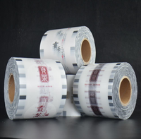 Rouleau de film d'étanchéité pour tasse en plastique étanche avec logo personnalisé Film de scellage pour tasse de thé au lait Film de scellage pour tasse pp