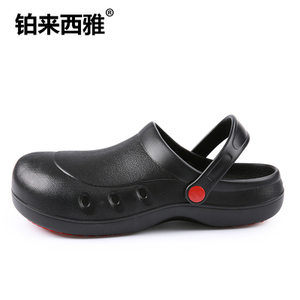 Sandalias de goma antideslizantes para hombres y mujeres, resistentes a productos químicos, <span class=keywords><strong>zapatos</strong></span> de clínica dental, a prueba de agua, flexibilidad antideslizante de sandalias - Product Image 4