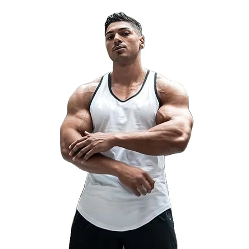 High quality fitness wear Eco-friendly Sportswear QUICK DRY breathable tank top for men gym