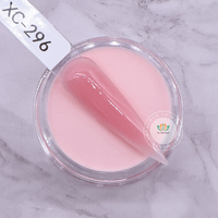 Poudre acrylique rose professionnelle hautement pigmentée pour ongles, couvrance lisse