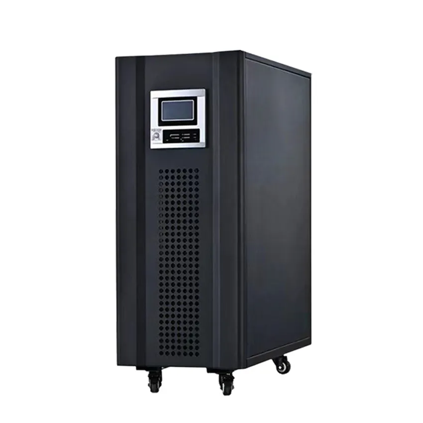 Langzeit-Sicherheitsverschluss für draußen 10kva 3 eing / 1 aus reine sinuswelle drei-Phasen-UPS 10000w mit 16 Stück externer Batterie /