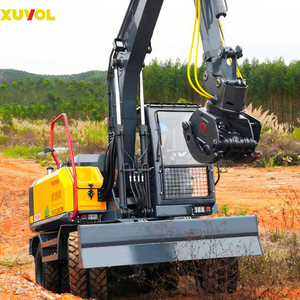 XV130 9.6T Urban Wielgraafmachine - 2200mm Breedte Dubbelcamera Bewakingssysteem met 4WD - Product Image 3