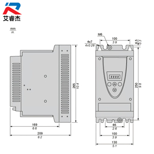 ซอฟต์สตาร์ทเตอร์ ATS22D47Q ของแท้ใหม่ สำหรับมอเตอร์แบบอะซิงโครนัส 230-440V 11-22kW 47A 3 เฟส Altistart 22 ซอฟต์สตาร์ทเตอร์ ATS22D47Q - Product Image 2