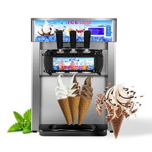 Machine à crème glacée portable Machine à crème glacée à congélation continue