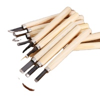 Jeu de burins avec tour à bois de caoutchouc, jeu de clignotants pour débutants, sculpture professionnelle
