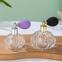 Flacon de parfum en verre de 50ml dans le style de citrouille avec vessie d'air-Charmant porte-parfum