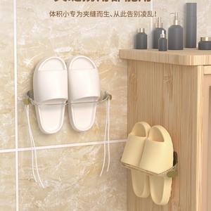 Estante para zapatillas de baño, organizador de almacenamiento circular duradero montado en la pared para inodoro, sin necesidad de perforar - Product Image 4