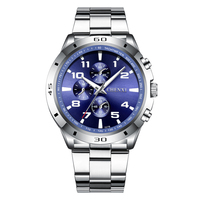 Curren-montre à Quartz en acier inoxydable pour hommes, nouveau modèle de marque, à la mode décontractée, pour les affaires, le sport, modèle masculin, 027B