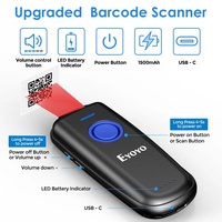 Lecteur de codes-barres 2D portable Eyoyo EY-023, compatible USB et sans fil 2,4 GHz, avec garantie de 10 ans