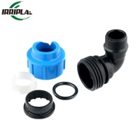 Raccords de compression de tuyaux en HDPE Irriplast Coude fileté femelle Échantillon gratuit Goutte à goutte pour Offre Spéciale d'irrigation de tuyaux d'alimentation en eau