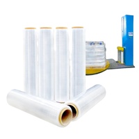 Film extensible PE de promotion de supermarché rouleau de LLDPE de 450mm de largeur 20mic pour diverses industries pour l'emballage de meubles 50cm