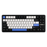 Clavier de jeu mécanique EPOMAKER TH85, sans fil tri-mode, fixation Gasket, disposition 75%, touches MDA à échange à chaud avec bouton rotatif pour Win/Mac