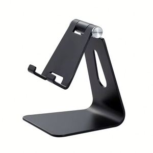 Support de téléphone et tablette universel pliable en métal avec logo personnalisé, pour voiture, maison, bureau, cadeau promotionnel moderne - Product Image 1