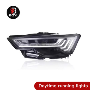 ไฟหน้า LED สำหรับ <span class=keywords><strong>AUDI</strong></span> <span class=keywords><strong>Audi</strong></span> A6 C8 2019 2020 2021 2022 <span class=keywords><strong>2023</strong></span>อัพเกรด DRL แบบไดนามิกไฟสูงต่ำปลั๊กแอนด์เพลย์อุปกรณ์เสริมรถยนต์ - Product Image 2
