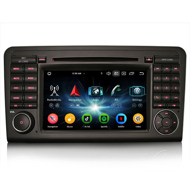 EU Stock Erisin ES6783LN Android 14 CarPlay Auto Gps Car DVD Player for Mercedes-Benz ML-Class W164 GPS Navi Car Radio