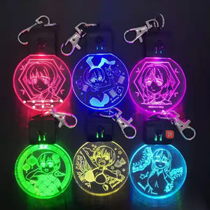 Sublimation <strong>Light</strong> <strong>up</strong> Keychain Customized Logo Acrylic Lantern <strong>Ornaments</strong> Keyring With LED <strong>Light</strong> - Product Image 4