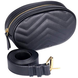 women waist bags waterproof pu leather belt bag fanny pack