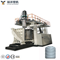Machine de moulage par extrusion-soufflage de plastique à contrôle précis de l'épaisseur des parois pour la production de seaux à eau en HDPE de 3000 L
