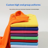 Chemises personnalisées en pur coton uni avec logo imprimé, vêtements de travail à manches courtes pour entreprises, événements, publicité, broderie