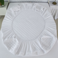 Winter Einzel bett 90x190cm Polyester geste ppte wasserdichte Krankenhaus bett matte Plain maschinen wasch bare Anti-Bakterien-Schutzhülle