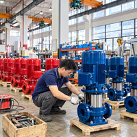 Pompe à eau monophasée en ligne SG XBD pour l'incendie, haute qualité, vente en gros d'usine, OEM pour système d'incendie