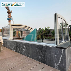 Sunkaer, design luxueux et populaire, toiture <span class=keywords><strong>en</strong></span> polycarbonate bloquant les UV, plaque <span class=keywords><strong>de</strong></span> toiture <span class=keywords><strong>en</strong></span> polycarbonate transparente - Product Image 1